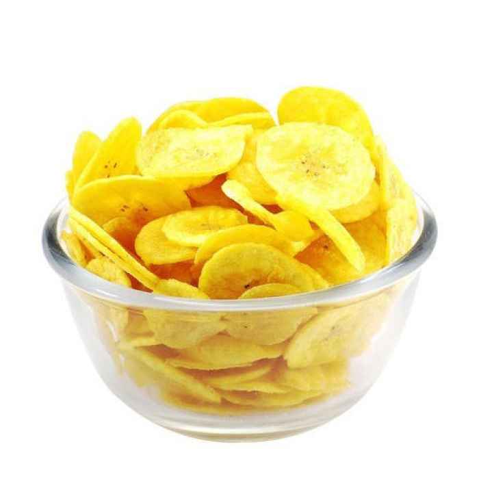 Dehydrated banana chips picture