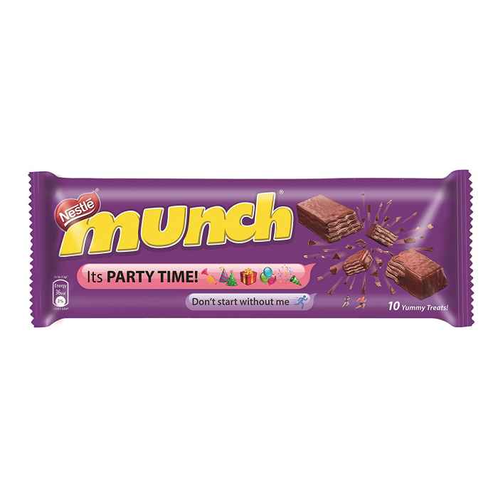Buy online Nestle Munch Family Pack 10Yummy Treat 72gm Nestle, Munch,  Kitkat, chocolate Chocolates in Trivandrum, Kerala at Spenlo.com